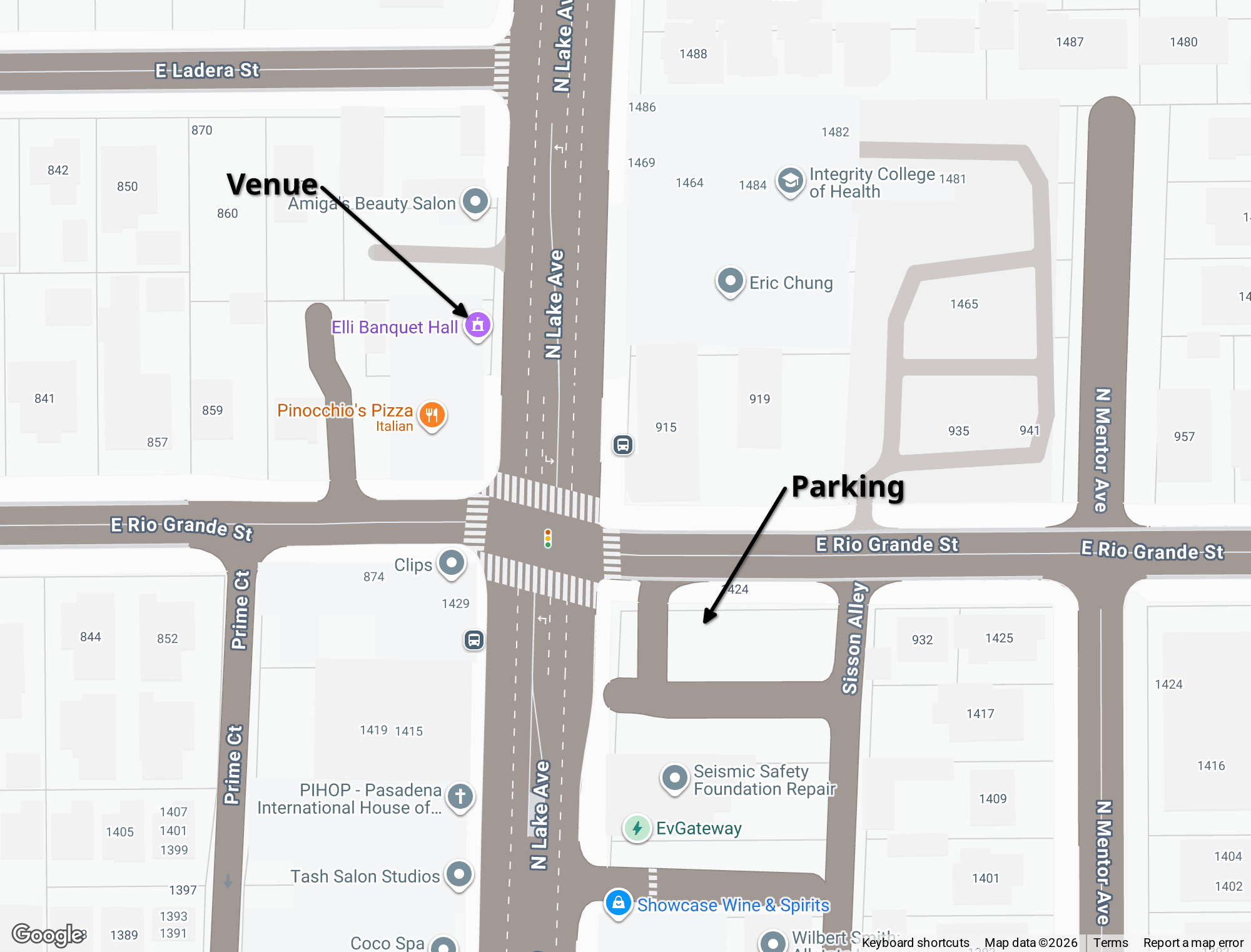 Banquette Map